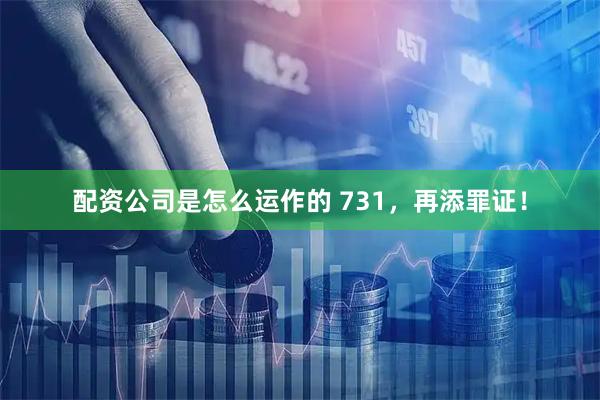 配资公司是怎么运作的 731，再添罪证！